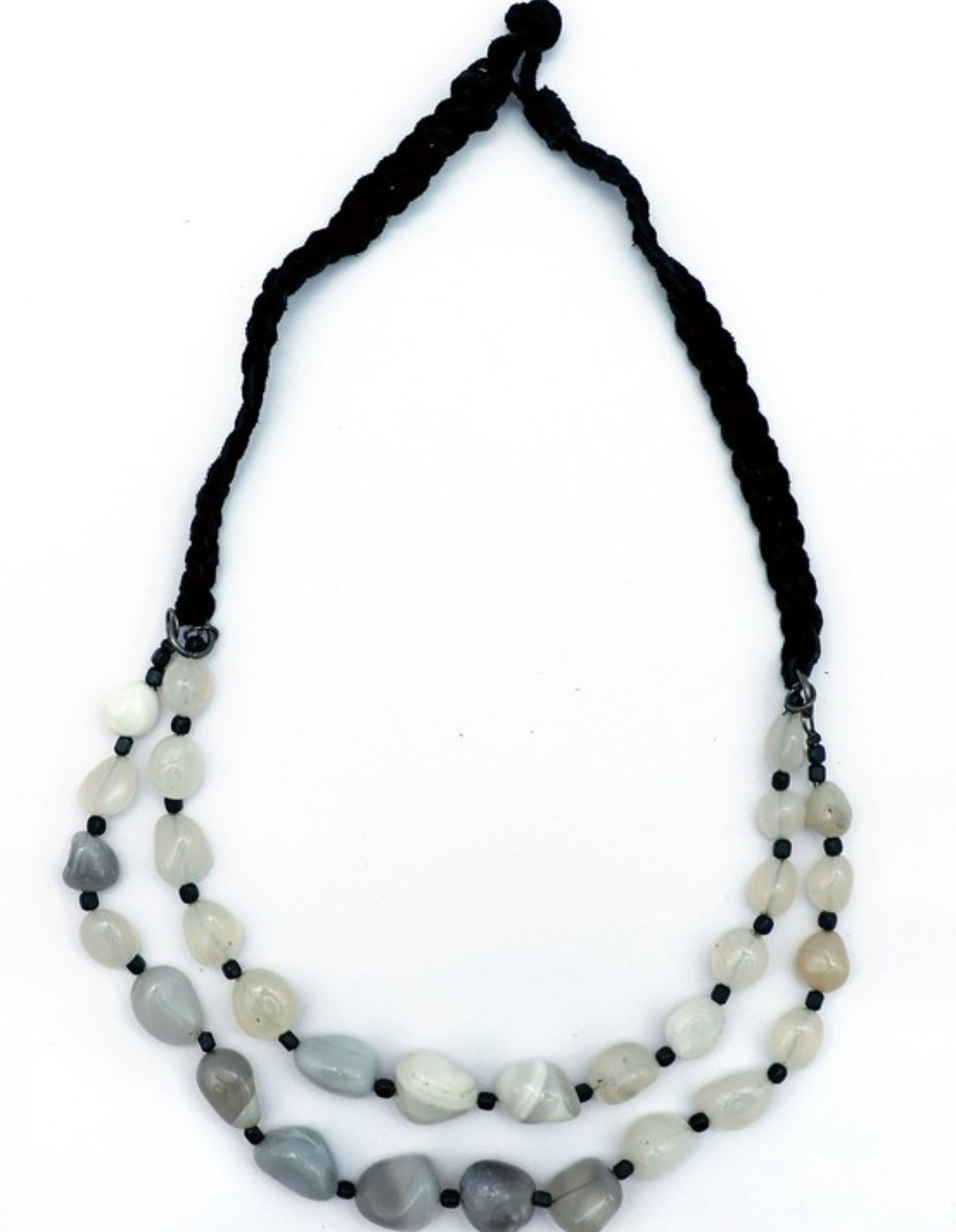 Aakarshans resin  necklace with black string