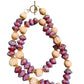 Multicolour beads necklace