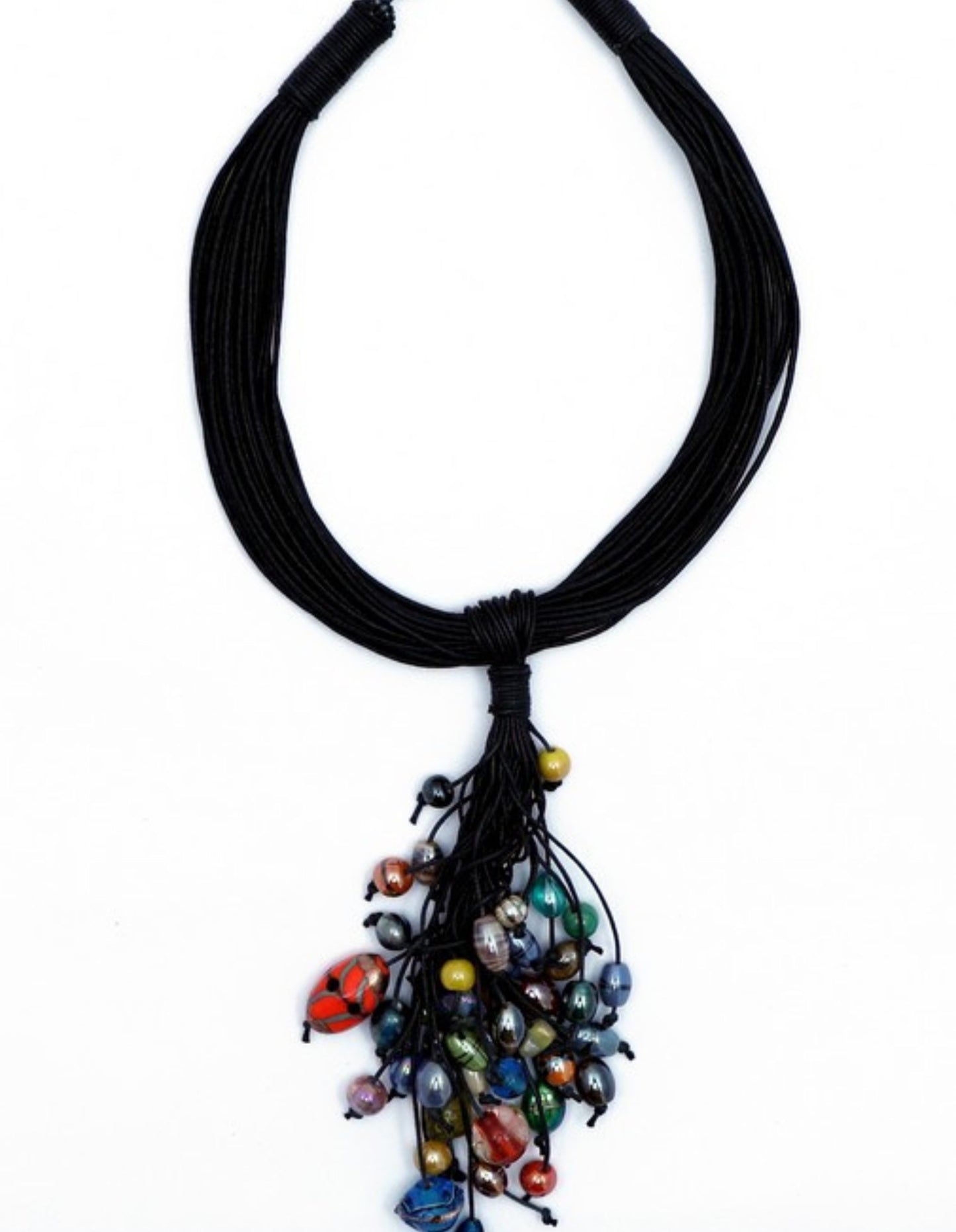 Aakarshans mutlicolour beaded necklace