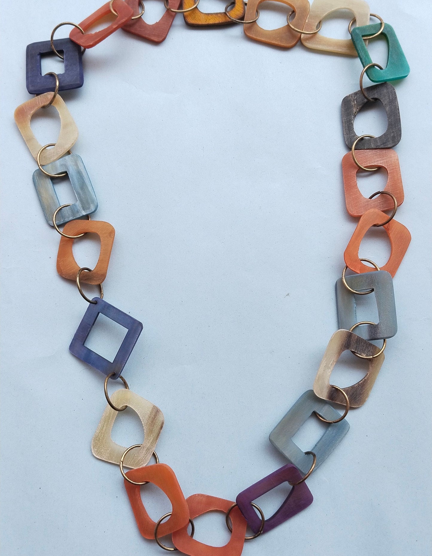 Akarshans handmade different geomatric shapes modern necklace